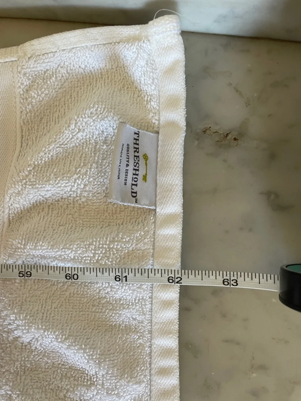 THRESHOLD White Cotton Waffle Weave Bath Sheets Set of 2